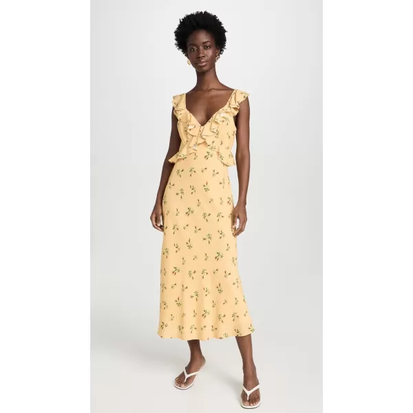 Womens Rosemary Midi DressButtercup Rosebud