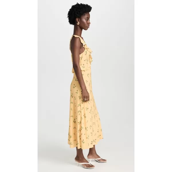 Womens Rosemary Midi DressButtercup Rosebud