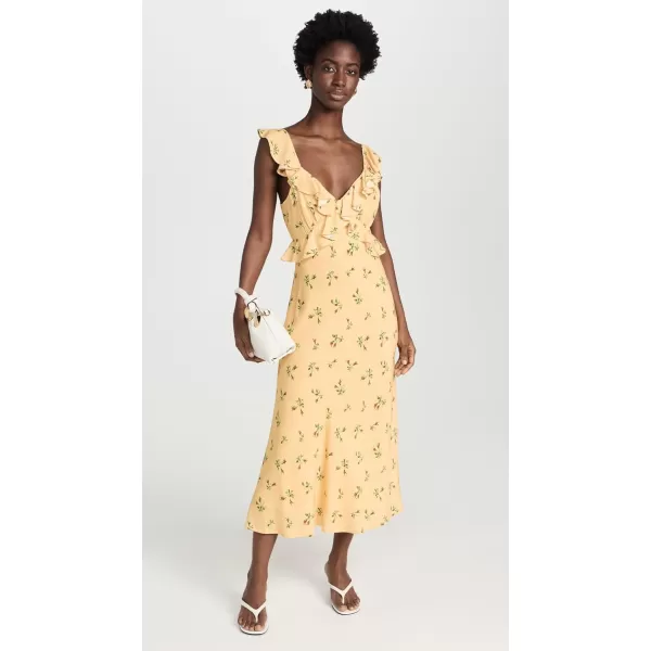 Womens Rosemary Midi DressButtercup Rosebud