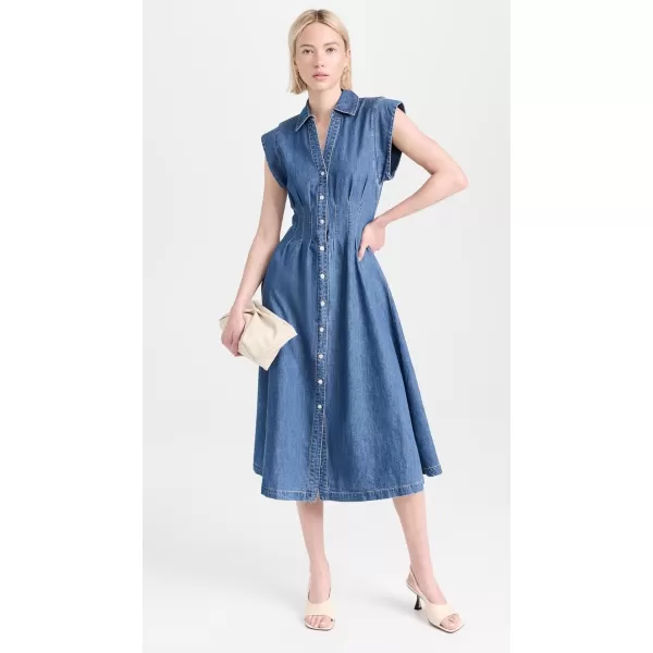 Womens Ruben Midi DressCornflower