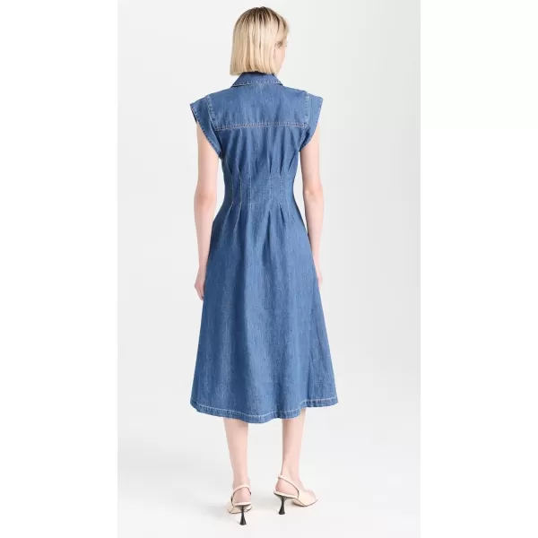 Womens Ruben Midi DressCornflower