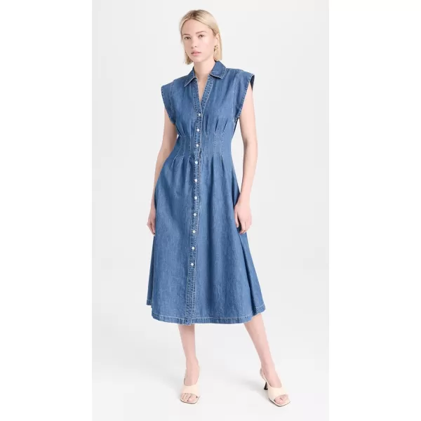 Womens Ruben Midi DressCornflower