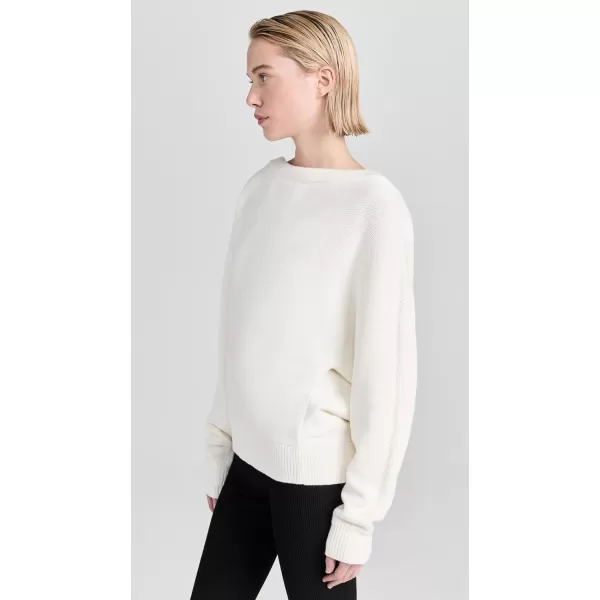 Womens Ruched Dolman SweaterIvory