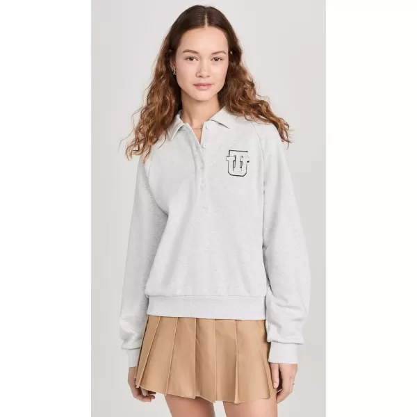 Womens Soho Elle Polo SweaterGrey Marle