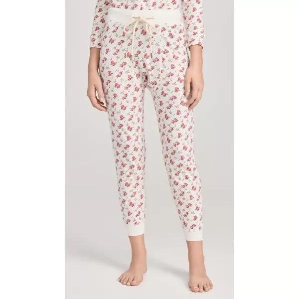 Womens The Long John SweatpantsTeatime Rose Print