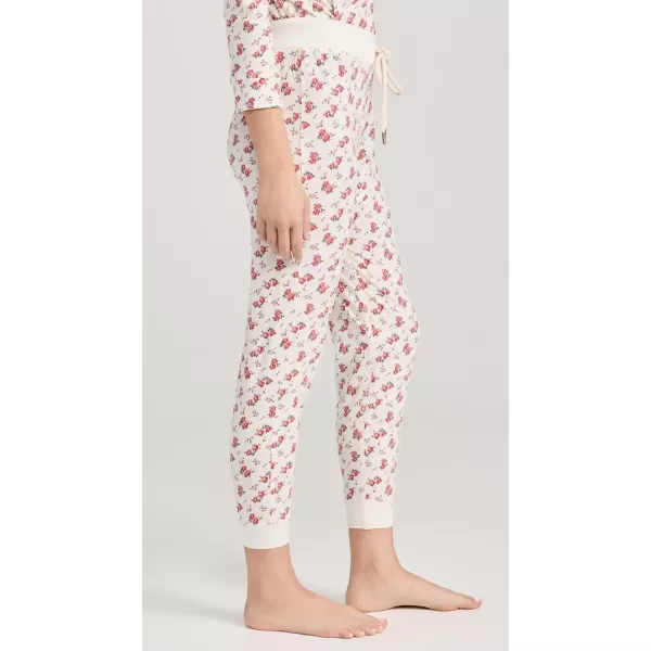 Womens The Long John SweatpantsTeatime Rose Print