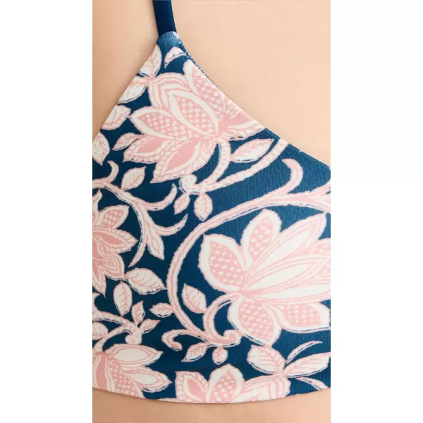 Womens The Reversible Bralette Bikini TopBay Oasis Floral Bandana Daisy