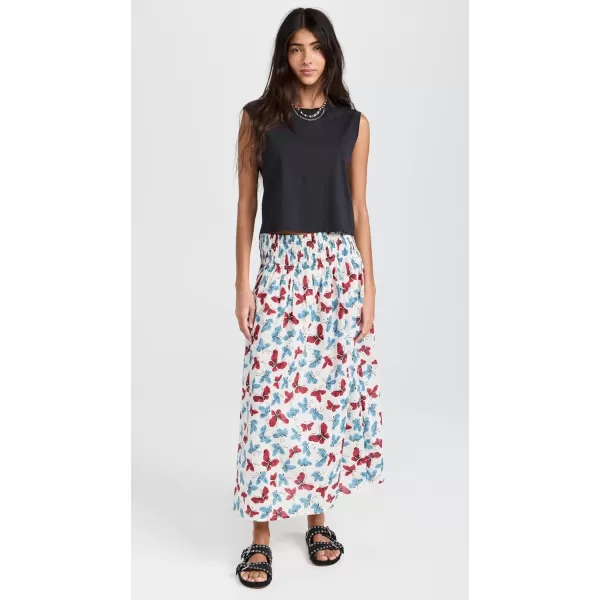 Womens The Viola SkirtButterfly Floral