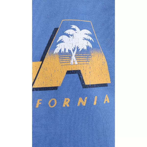 Womens Vintage La SweatshirtWashed Bright Blue