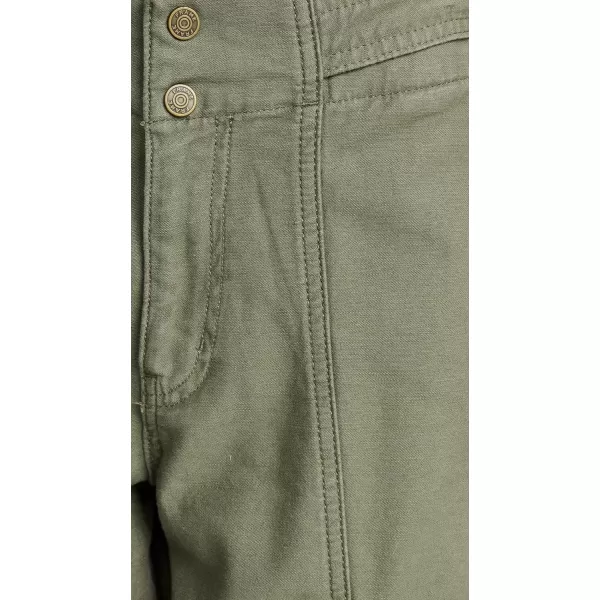 Womens Wide Leg Cargo TrousersPoblano