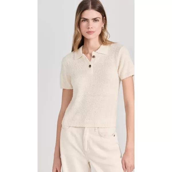 Womens Wool Blend Boucle ShirtChalk