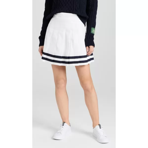 Womens Zinia SkirtWhiteNavy