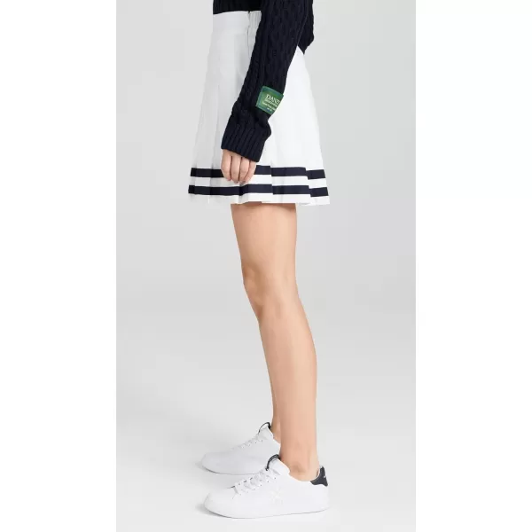 Womens Zinia SkirtWhiteNavy