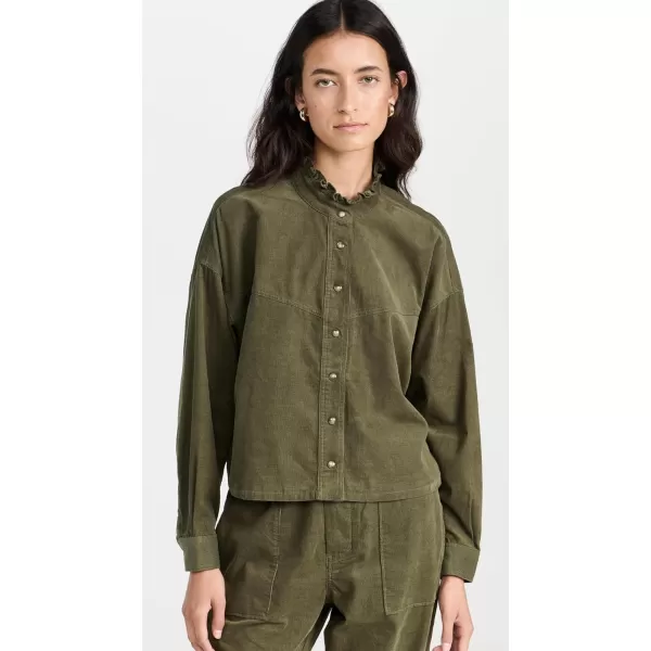 XIRENA Womens Hayes ShirtGreen Olive