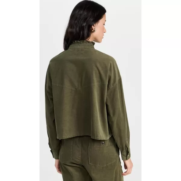 XIRENA Womens Hayes ShirtGreen Olive