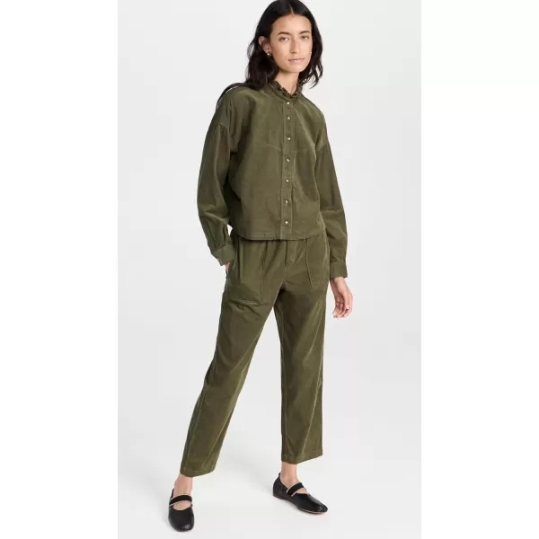 XIRENA Womens Hayes ShirtGreen Olive