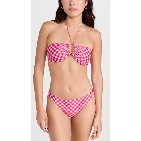 XIRENA Womens Nala Bikini BottomsCherry Pink