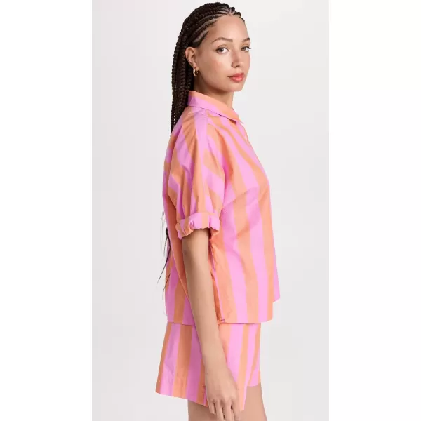 XIRENA Womens Teddy ShirtPomelo Stripe