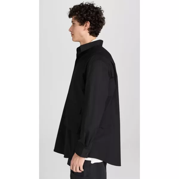 Y3 Mens Button Up ShirtBlack