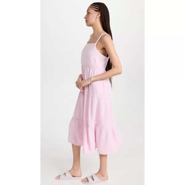 Z SUPPLY Womens Analise Midi DressBleached Mauve