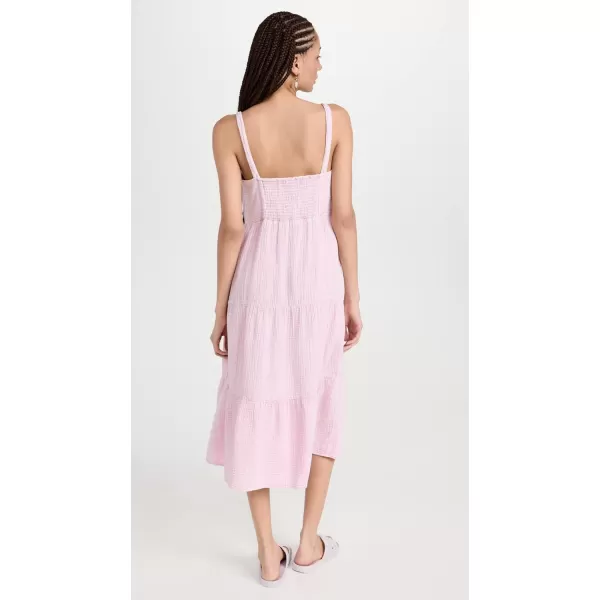 Z SUPPLY Womens Analise Midi DressBleached Mauve