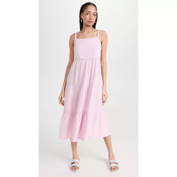 Z SUPPLY Womens Analise Midi DressBleached Mauve