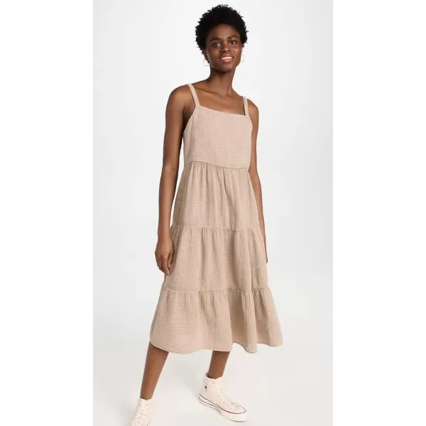 Z SUPPLY Womens Analise Midi DressDune