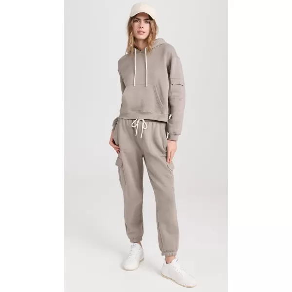 Z SUPPLY Womens Cargo HoodieLunar Grey