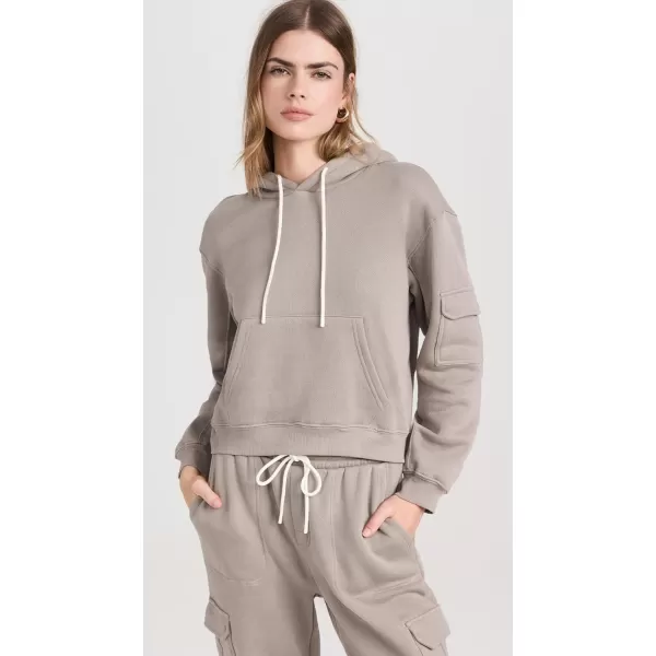 Z SUPPLY Womens Cargo HoodieLunar Grey