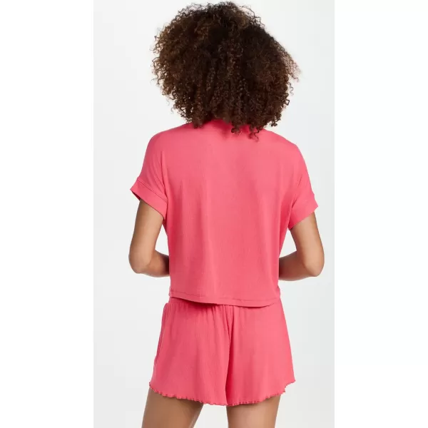 Z SUPPLY Womens Harper Rib TopWatermelon