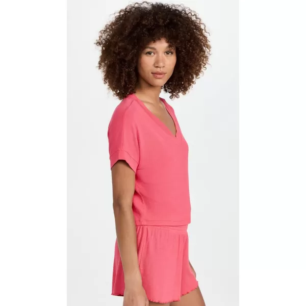 Z SUPPLY Womens Harper Rib TopWatermelon