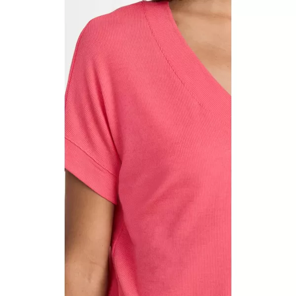 Z SUPPLY Womens Harper Rib TopWatermelon