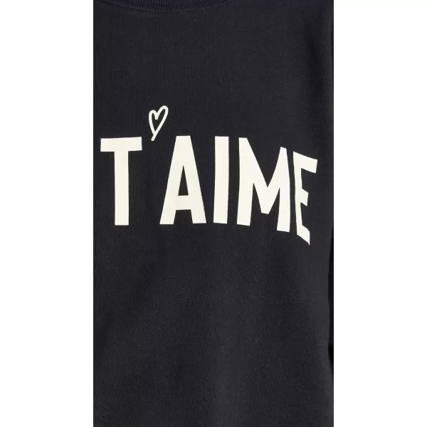 Z SUPPLY Womens Je Taime SweaterBlack