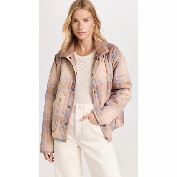 Z SUPPLY Womens Maya Plaid JacketBirch