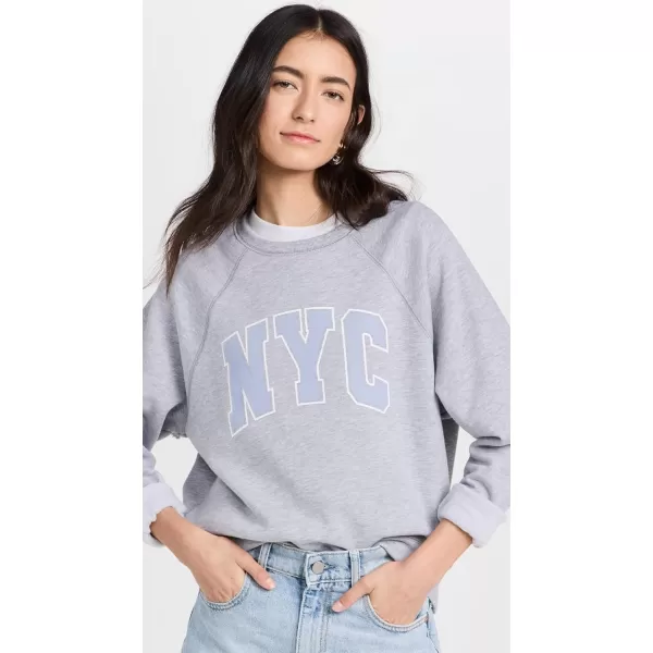 Z SUPPLY Womens NYC Vintage SweatshirtHeather Grey