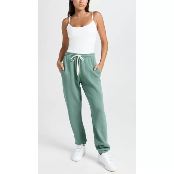 Z SUPPLY Womens Sporty Fleece PantsCalypso Green