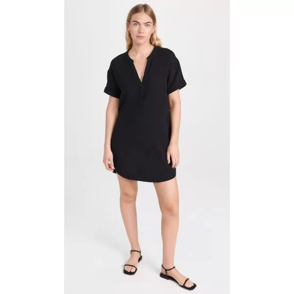 Z SUPPLY Womens Talia Gauze Mini DressBlack