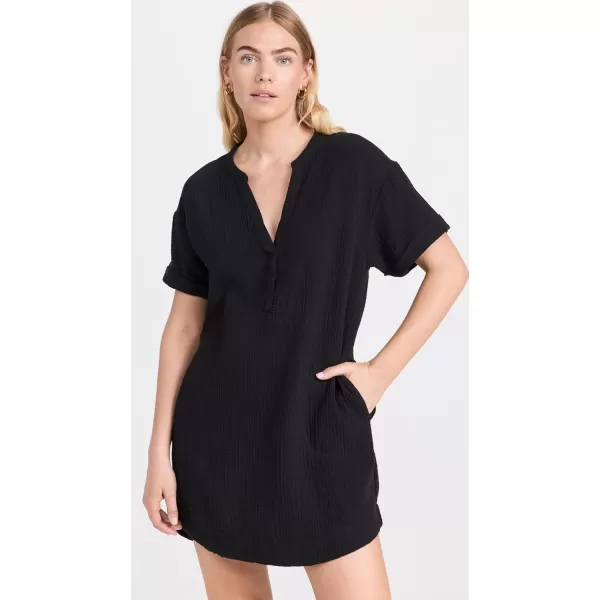 Z SUPPLY Womens Talia Gauze Mini DressBlack