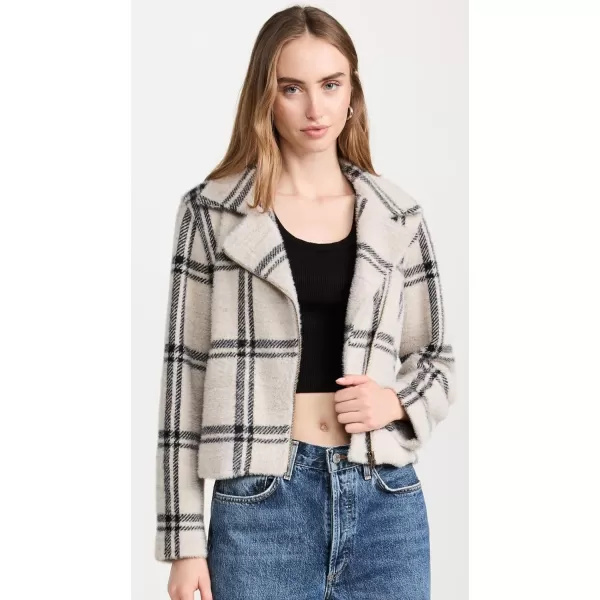 Z SUPPLY Womens Wakefield Plaid JacketOffwhite