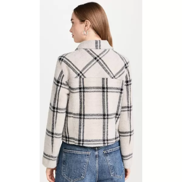 Z SUPPLY Womens Wakefield Plaid JacketOffwhite