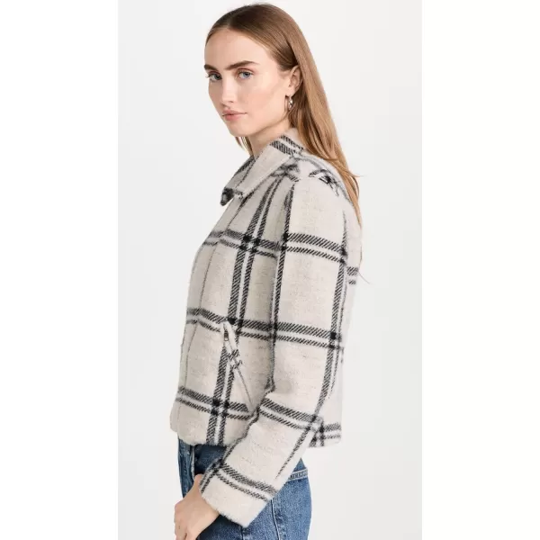 Z SUPPLY Womens Wakefield Plaid JacketOffwhite