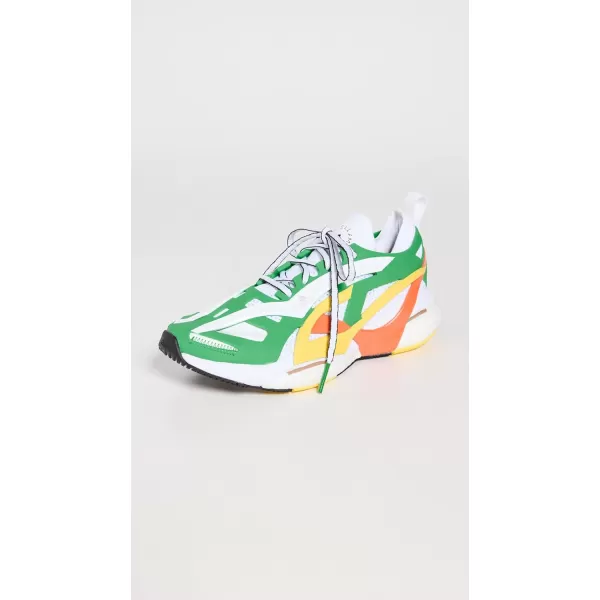 adidas by Stella McCartney Solarglide Shoes WomensGreenWhiteSemi Impact Orange