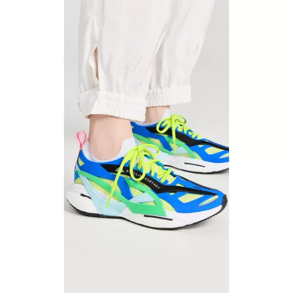 adidas by Stella McCartney Solarglide Shoes WomensTrue BlueScreaminggreenWhite