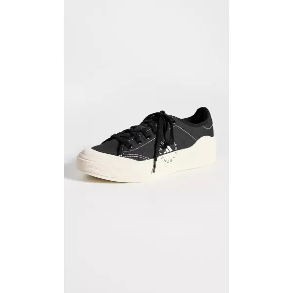 adidas by Stella McCartney Womens Court SneakersCore BlackCore BlackOffwhite