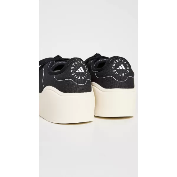 adidas by Stella McCartney Womens Court SneakersCore BlackCore BlackOffwhite