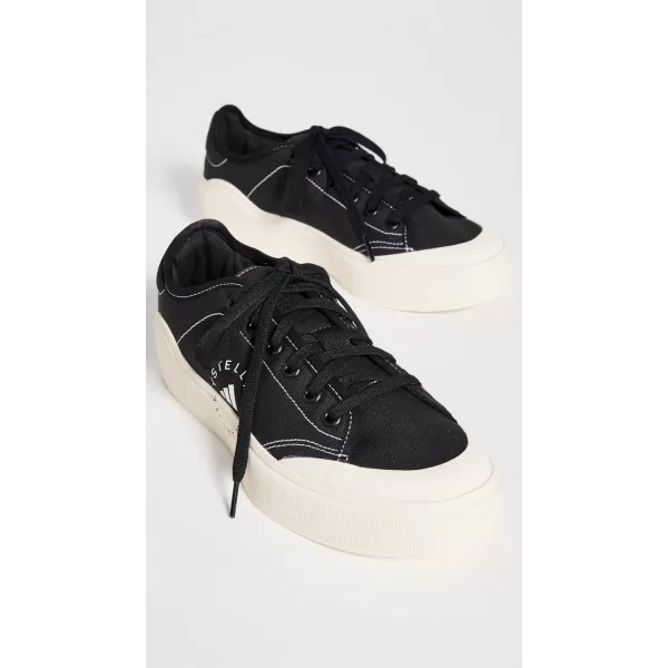 adidas by Stella McCartney Womens Court SneakersCore BlackCore BlackOffwhite