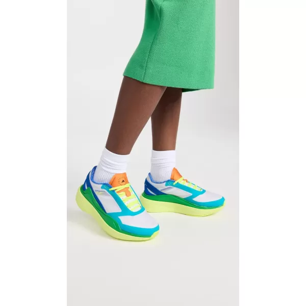 adidas by Stella McCartney Womens Earthlight SneakersWhiteRichgreenSolaryellow