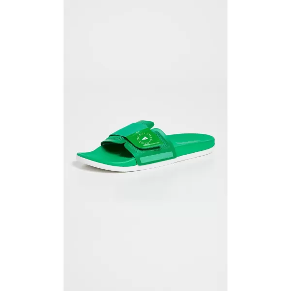 adidas by Stella McCartney Womens SlidesRichgreenRichgreenWhite