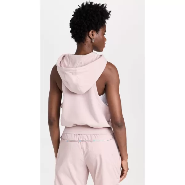 adidas by Stella McCartney Womens Sportswear Sleeveless HoodieNew Rose