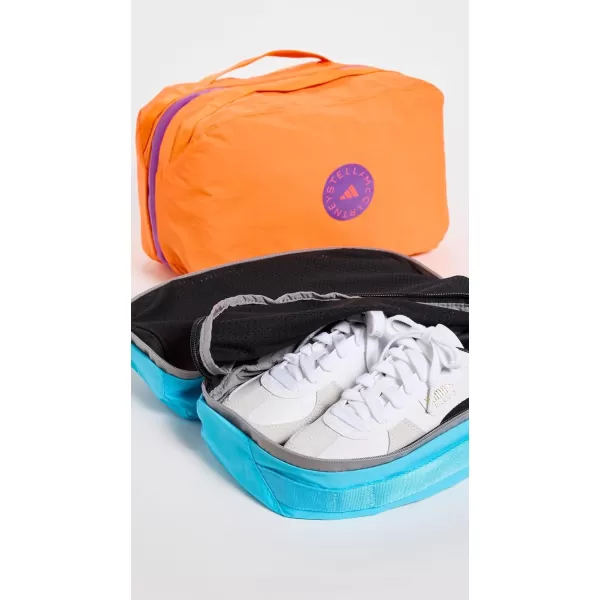 adidas by Stella McCartney Womens Travel Bag SetSignal Orange MelBright Cyan